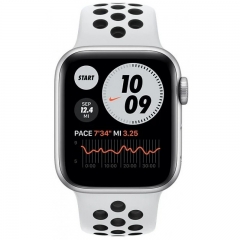 Apple Watch Nike SE GPS 40mm Silver Aluminum Case w. Pure Platinum/Black Nike Sport B. (MYYD2)
