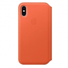 Apple iPhone XS Leather Folio - Sunset (MVFC2)